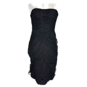 Only Strapless Black Dress
